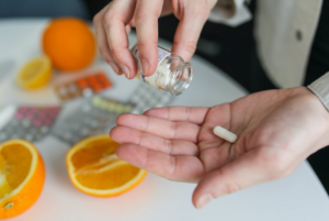 taking pills